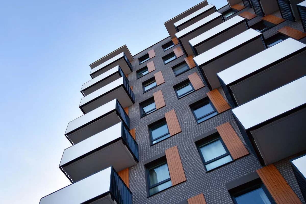 modern apartment building