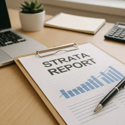What is a strata report?